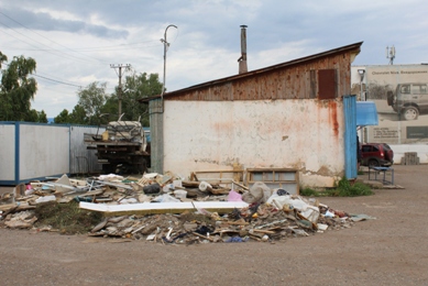 «Новая свалка» в центре города.